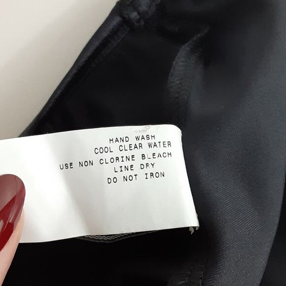 MiracleSuit High Waisted Swim Skirt Mini Black A Line Womens S Beach Cover Up - Picture 6 of 8